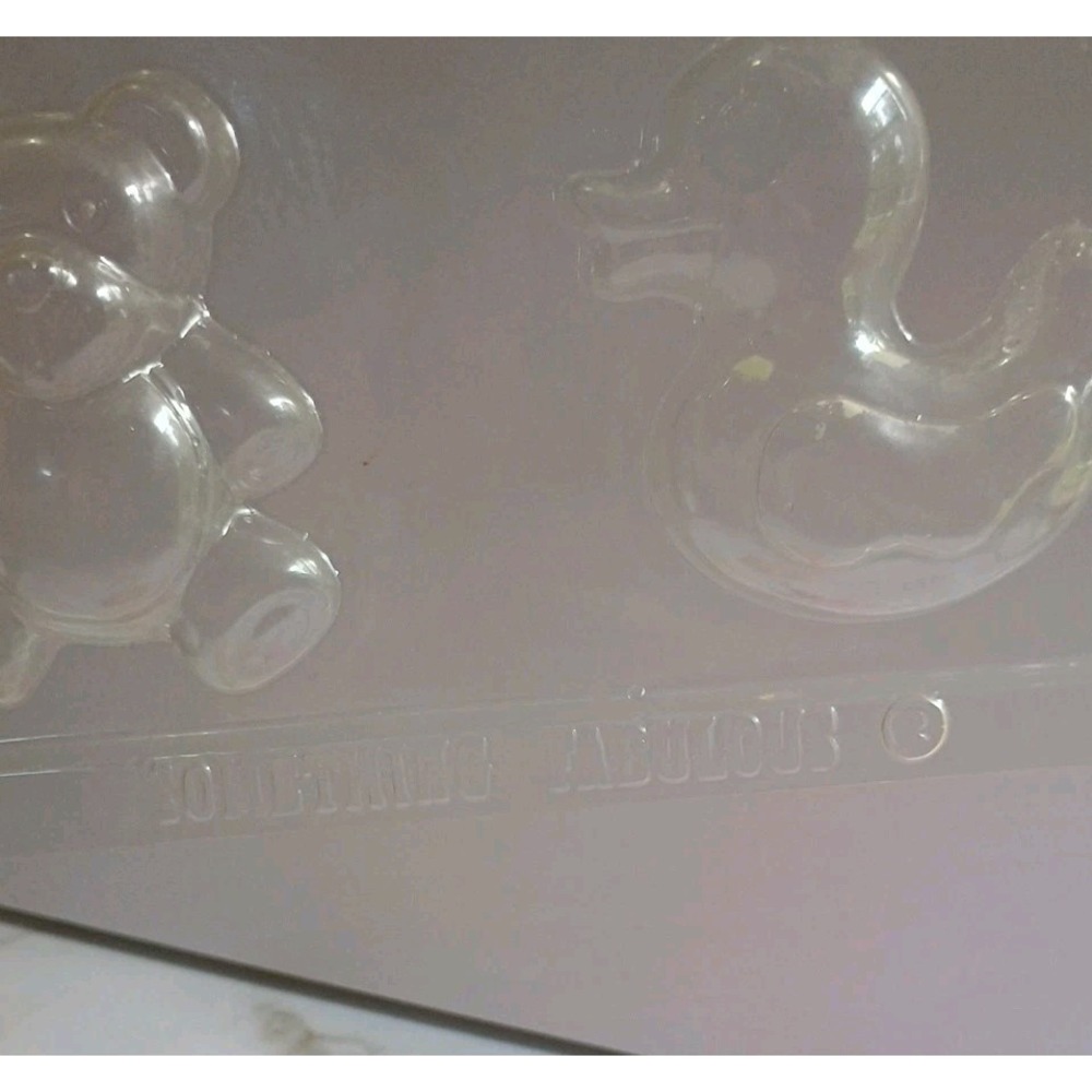 Vintage Candy Chocolate Soap Mold Animals 5 Animals Babies Shower Bday Party - Picture 7 of 8